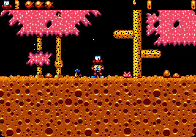 James Pond 3 - Megadrive game screenshot (1993) by Electronic Arts